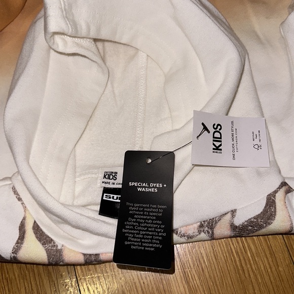 Cotton On Youth Tan and Orange Hoodie - Picture 10 of 12